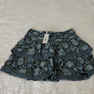 Vineyard Vines Blue Floral Skirt